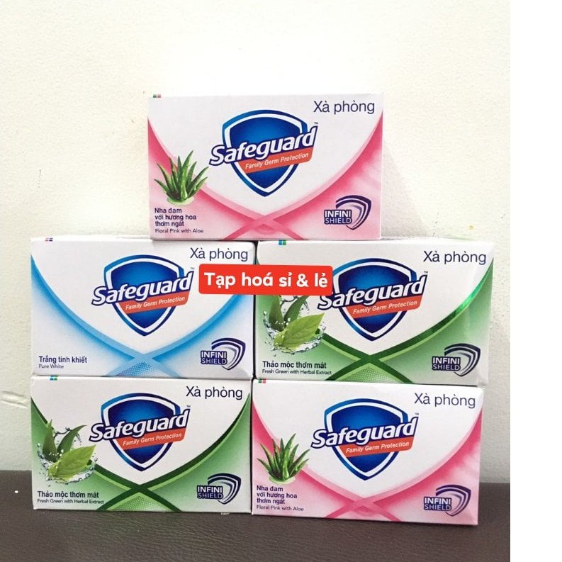 Combo 5 Xà bông cục Safeguard nhiều màu