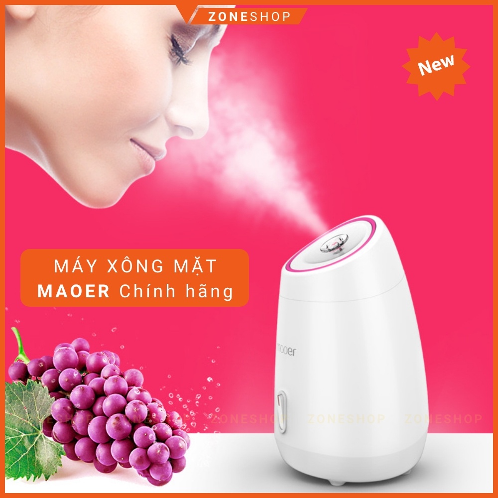 Máy Xông Mặt Hoa Quả MAOER chính hãng, xông trái cây, Máy Xông Mũi Họng bằng hơi nóng [ZONESHOP]