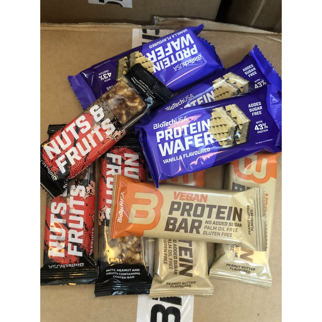 Bánh Xốp Protein Wafer BiotechUSA thanh 35g