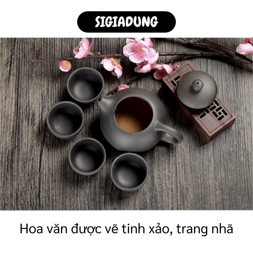 [SGD] Bộ Bình Trà - Bộ Ấm Trà 4 Tách Gốm Sứ Nhật Bản, Kiểu Dáng Cổ Điển, Độc Đáo 9482