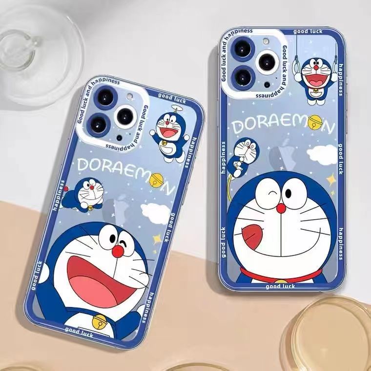 Ốp Điện Thoại Trong Suốt Chống Sốc In Hình Mèo Cho Iphone 7 Plus 8 8 Plus X XS XR 11 12 mini 13 Pro Max