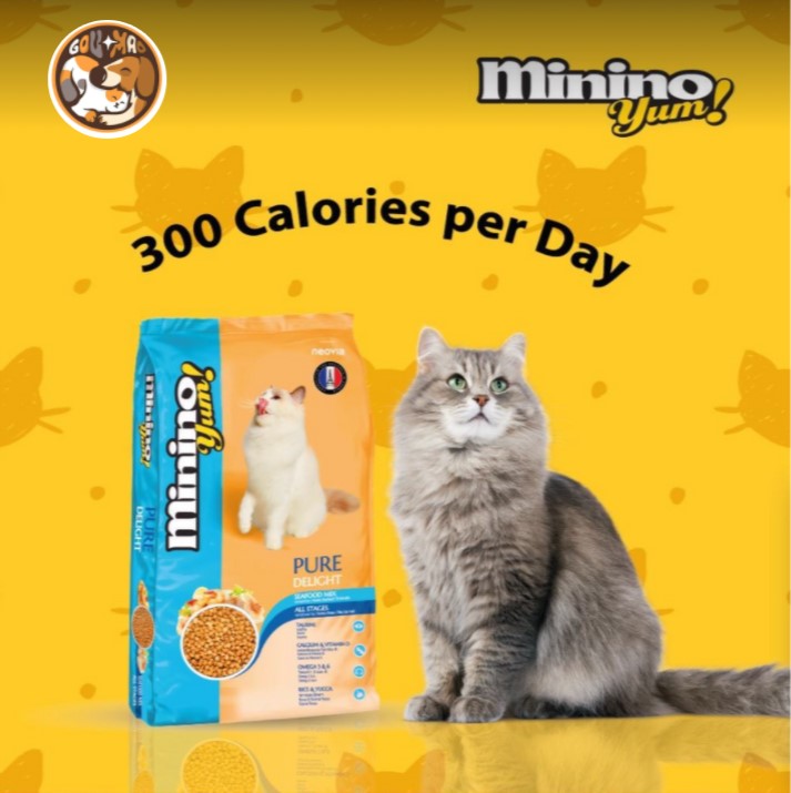 Thức ăn minio yum - vị hải sản cho mèo loại 350g - GouMao Pet