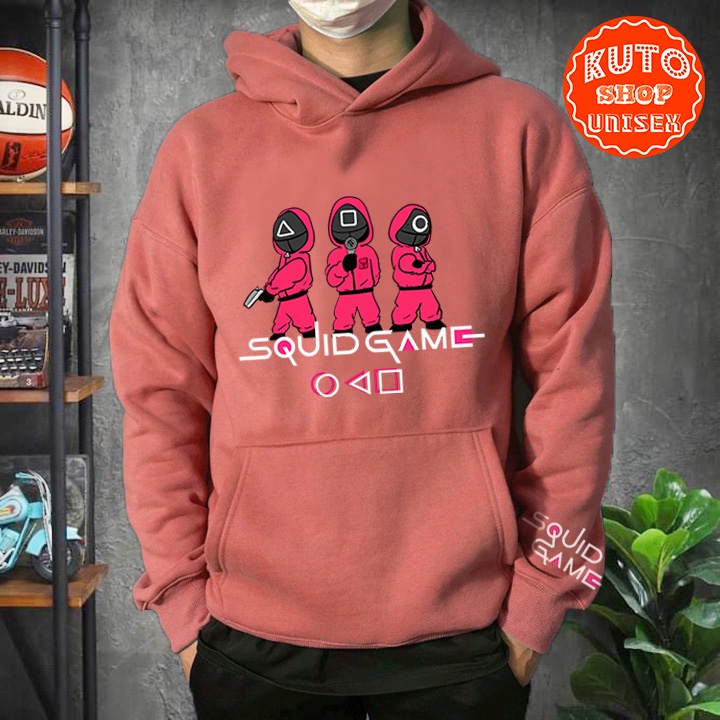 ÁO HOODIE SQUID GAME Nỉ Bông Cao Cấp In Pet Siêu Bền Siêu Đẹp (HD5000 - Kèm Ảnh Thật)