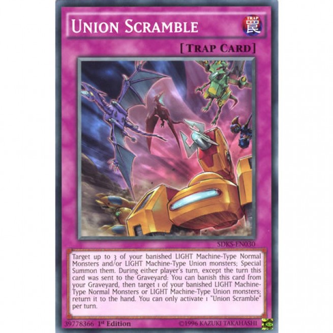 Thẻ bài YUGIOH – Union Scramble – SDKS-EN030 – Common 1st Edition
