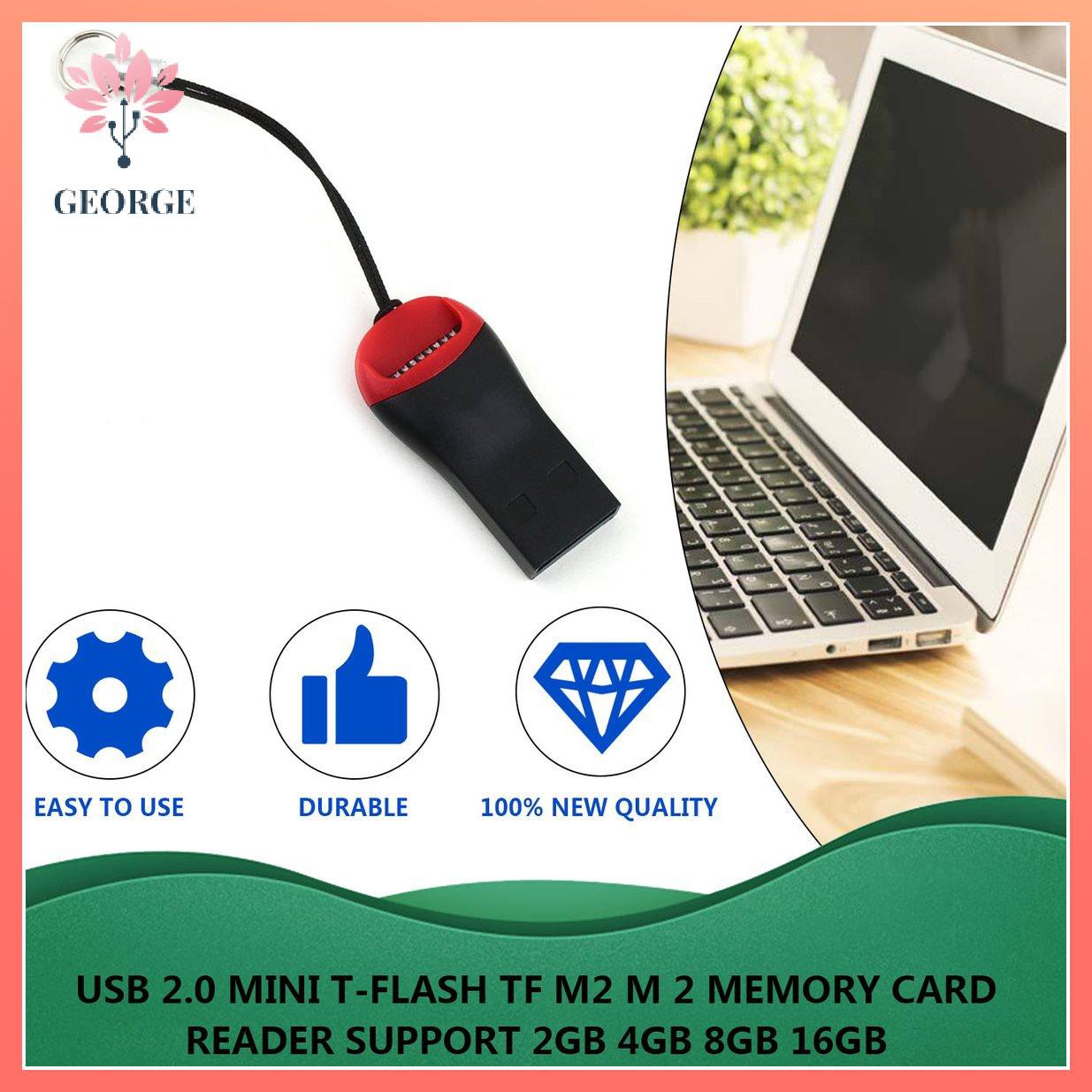 Usb 2.0 Mini T-Flash Tf M2 M 2 Bộ Nhớ Hỗ Trợ 2gb 4gb 8gb 16gb Đa Năng