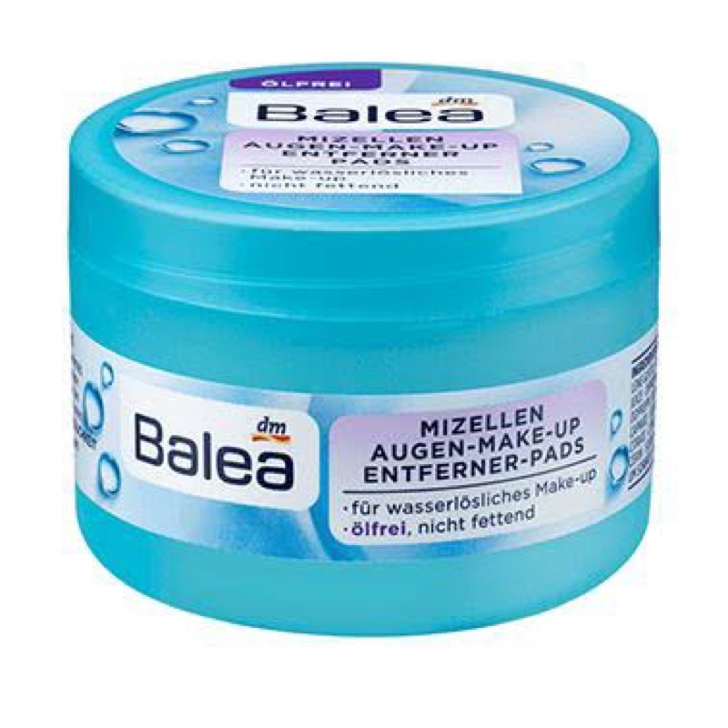 Miếng tẩy trang mắt BALEA MIZELLEN AUGEN MAKE UP ENTFERNER PADS