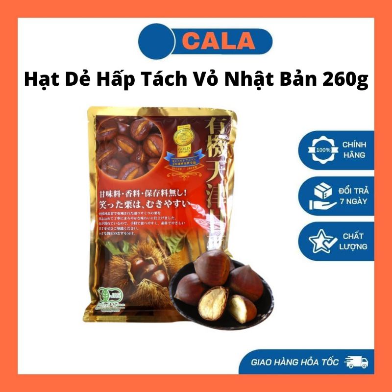 Hạt Dẻ Hấp Tách Vỏ Nhật Bản 260g Tốt Cho Tim Mạch