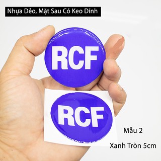 TEM DÁN THÙNG LOA LOGO RCF - GIÁ 2 TEM
