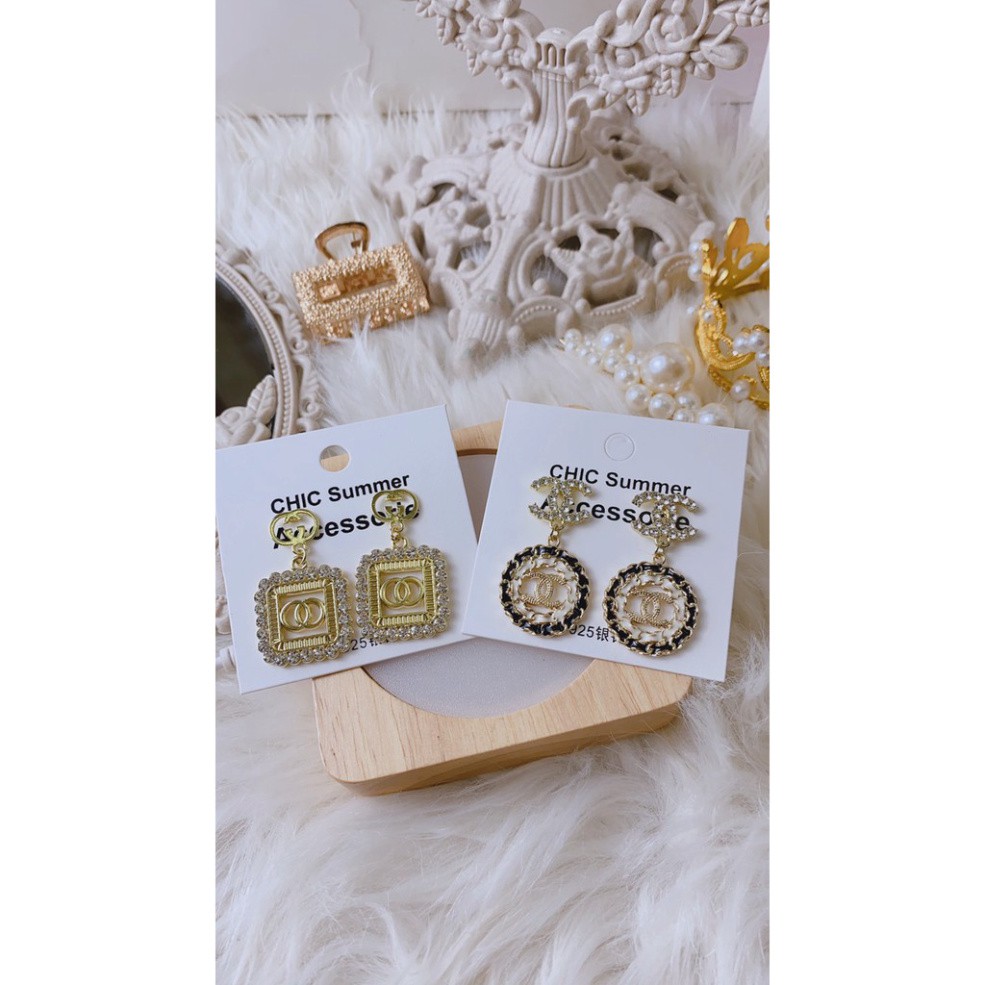 Hoa tai bạc nữ 925 sang chảnh, quí phái. Tặng kèm quà