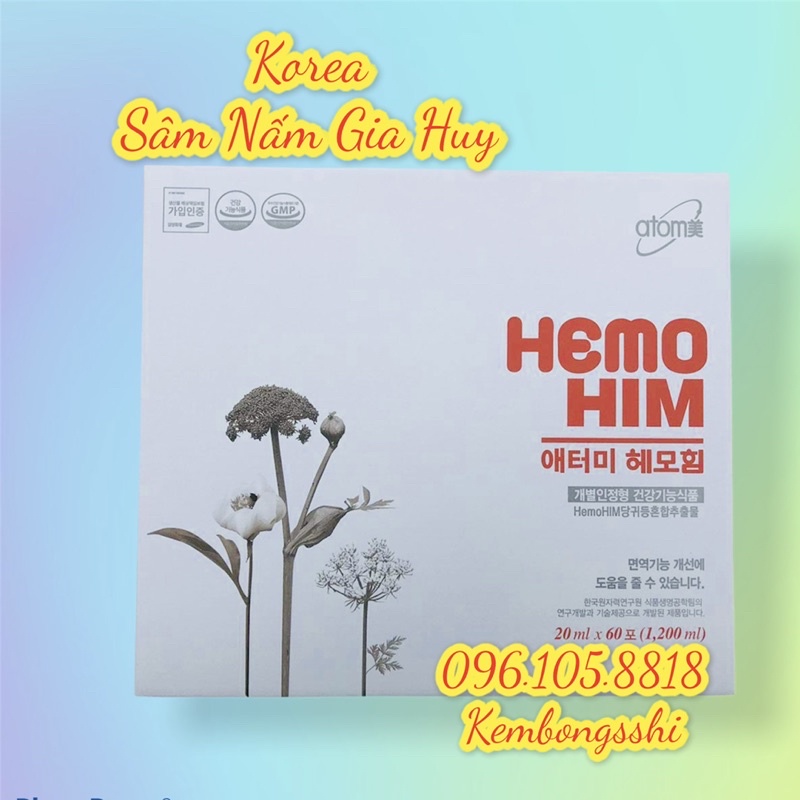 [HÀNG MỚI VỀ] Nước Uống HE.MO.HIM Cao Cấp Hàn Quốc