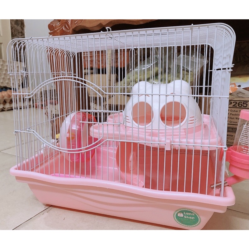 Lồng Mèo vuông cho Hamster. Lồng sắt nuôi hamster. Lồng mèo 36cm [Fullbox