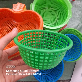 Set rổ vuông tròn tim nhỏ mini đựng đồ lặt vặt