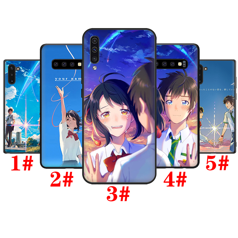 Ốp điện thoại TPU silicone mềm anime Your Name Kimi no Nawa T184 cho Samsung A11 A21 A21S A41 A51 A71 A81 A91 A70 A70S