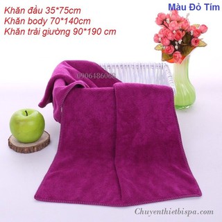 [HÀNG CÓ SẴN] Khăn đắp, khăn quấn body spa 70*140 (400g)