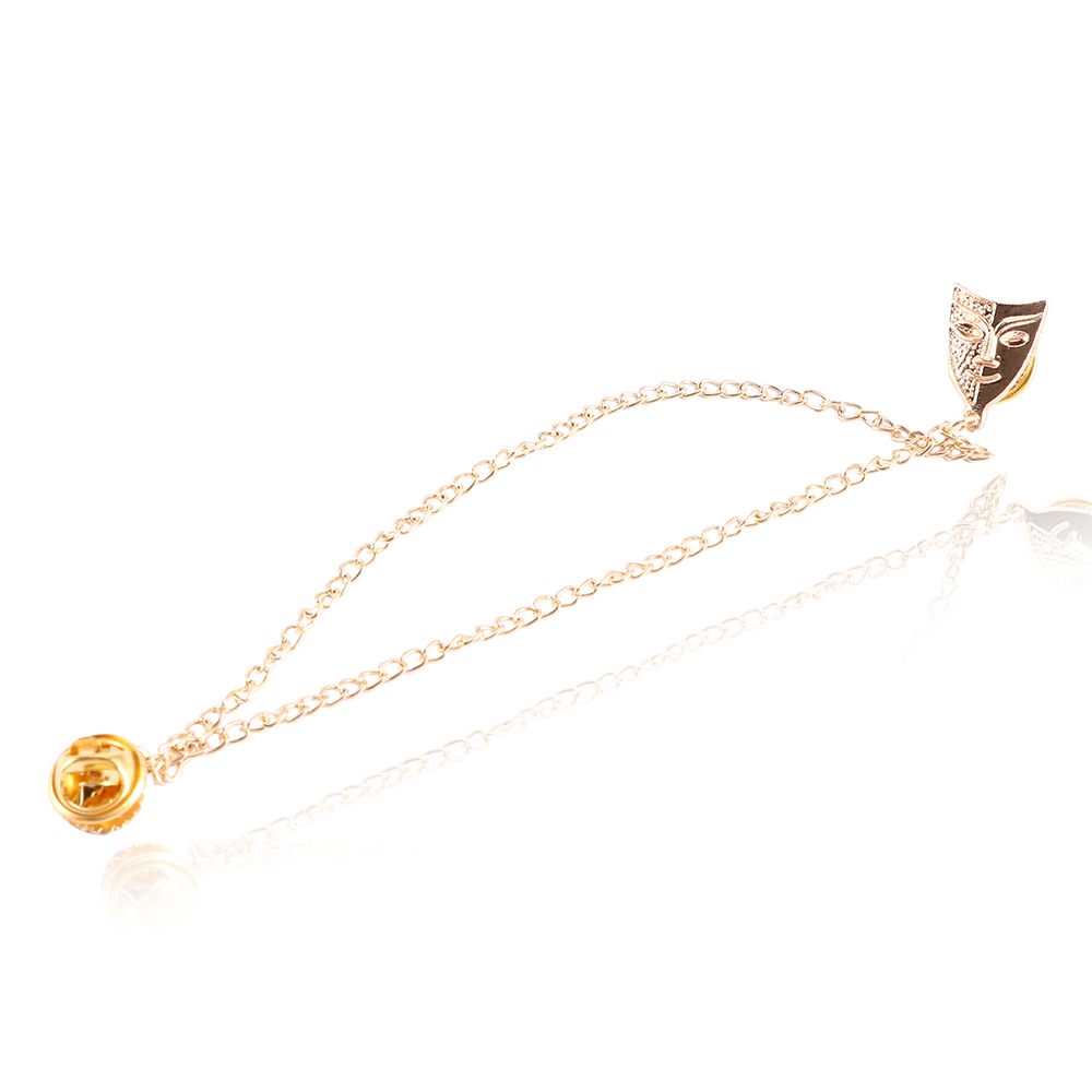 Ghim Cài Áo Hình Mặt Nạ Độc Đáo