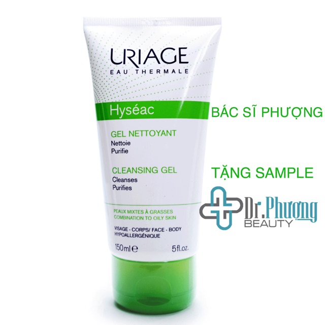 [CHÍNH HÃNG] Sữa rửa mặt cho da dầu, mụn , da hỗn hợp Uriage Hyseac Gel Nettoyant