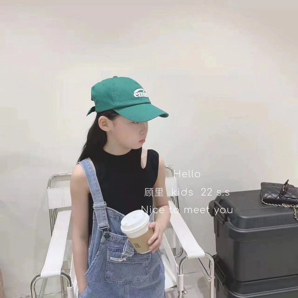 Áo Cotton Không Tay Thiết Kế Khoét Lỗ Phong Cách Nhật Hàn Thời Trang Mùa Hè Hàng Mới 2022 Dành Cho Bé Gái