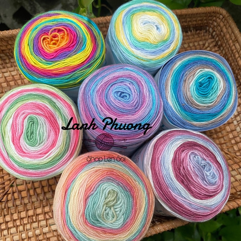 Sợi Hè Papatya Sundae Đan Móc Váy Áo 100 gram
