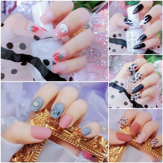 Móng tay giả, nailbox thiết kế ngắn theo số đo, móng hộp làm sẵn Hàn Quốc tặng kèm 7 món