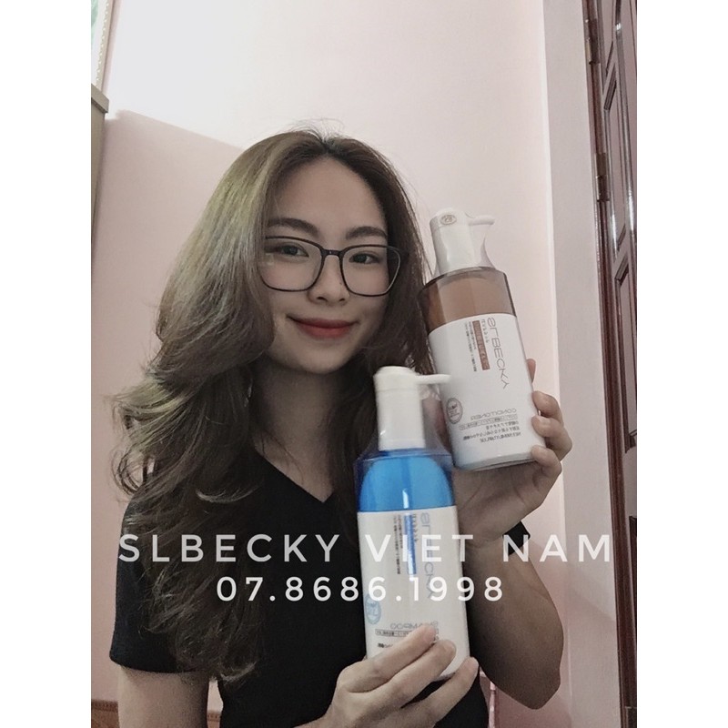 (1 Cặp) Dầu gội kích thích mọc tóc giảm rụng SLBECKY 500ml