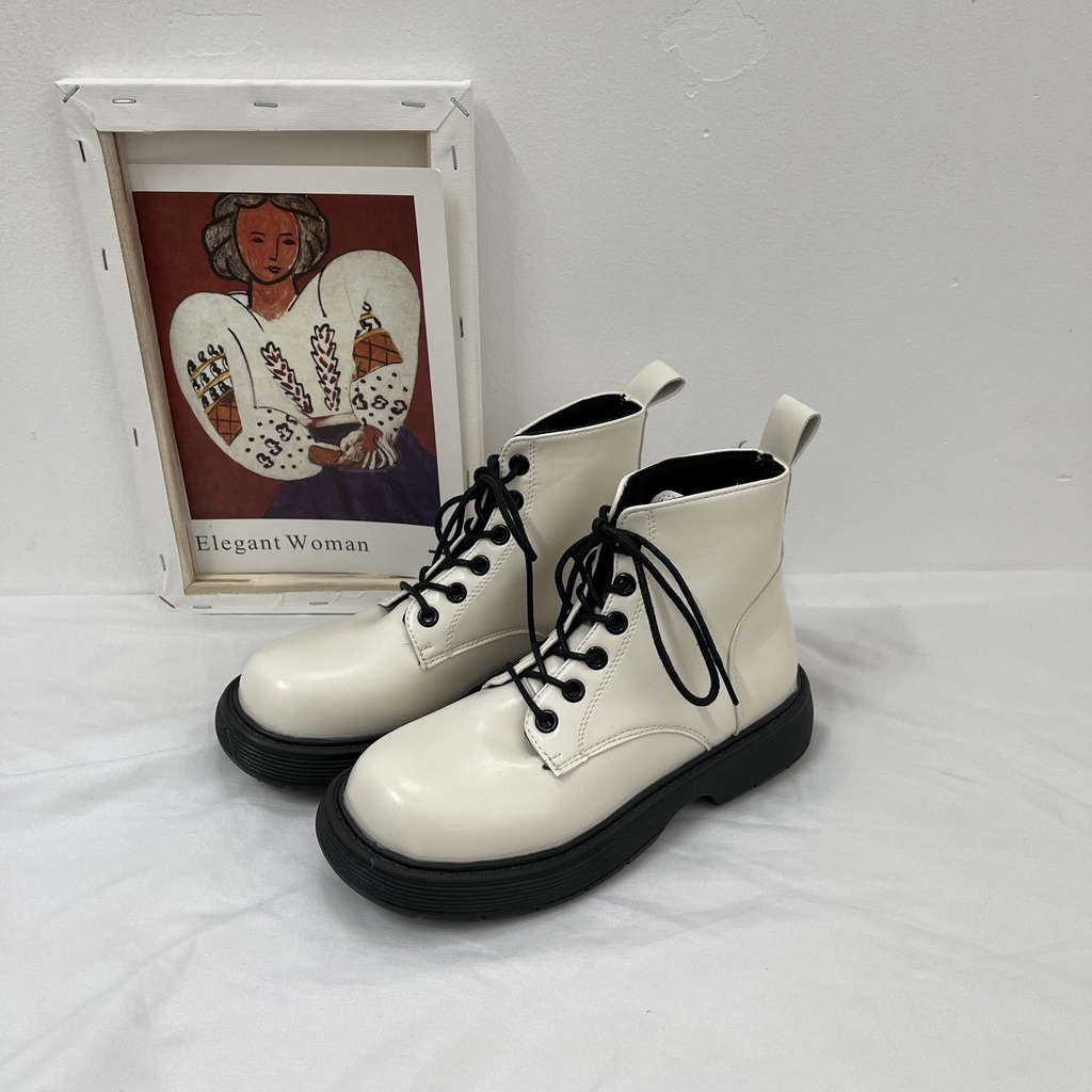 Giày Bốt Martin cổ thấp Phong Cách Retro Thời Trang mã 1314 | BigBuy360 - bigbuy360.vn