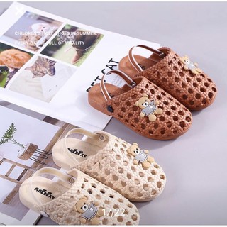 Dép rọ gấu Vintage cho bé