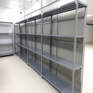 Kệ sắt v lỗ: cao 1.5m, dài 1.2m, rộng 0.5m, 4 tầng.
