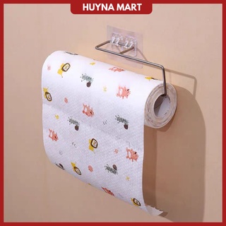 Giá Treo Khăn Mặt, Giấy Cuộn Chất Liệu INOX Dán Tường Tiện Lợi Huyna Mart NC61