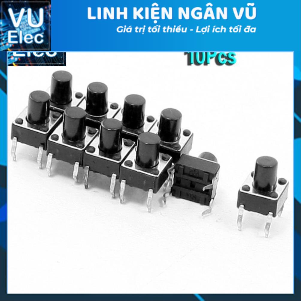 Nút Nhấn 4 Chân DIP, SMD Nhiều Kích Thước