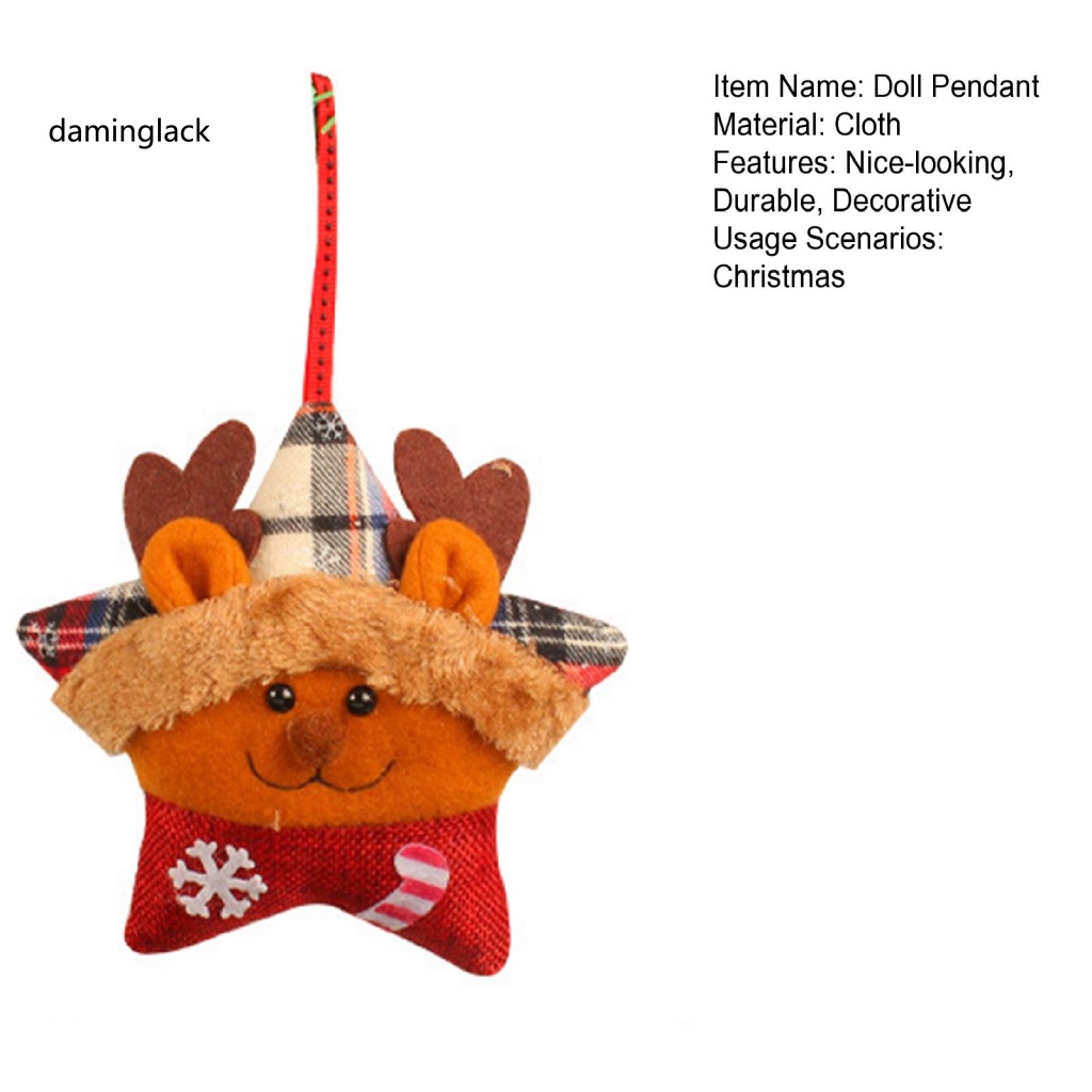 Búp Bê Ngôi Sao Năm Cánh Trang Trí Cây Thông Giáng Sinh