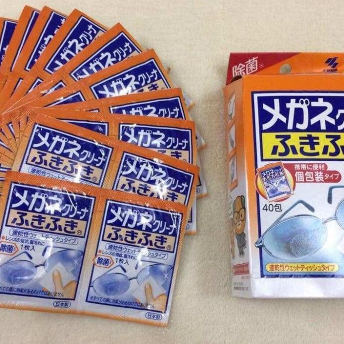 Giấy lau kính chuyên dụng Kobayashi 20 miếngCHÍNH HÃNG Chuyên dùng để lau các bề mặt như tròng kính, mặt đồng hồ
