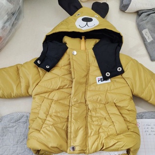 Áo khoác siêu nhẹ nót lông cho bé size 9kg đến 18kg