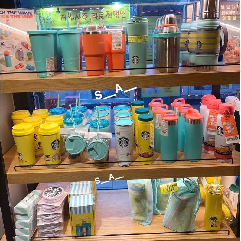 Bộ Ly/Bình Starbucks Korea Summer Phase2 2022