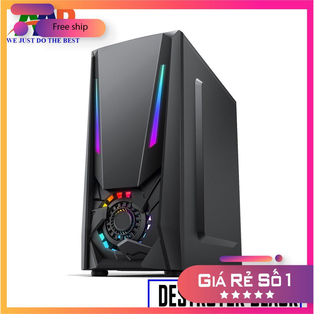 VỎ MÁY TÍNH AAP DESTROYER GAMING LED RGB - CÓ SẴN DÃY LED