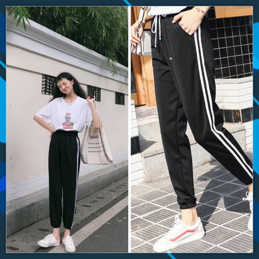 FREESHIP- Bộ thể thao,  Set thể thao Quần Jogger Line Phối Áo Thun Tay Lỡ Love Mochi Unisex cho nam và nữ  - S13 | BigBuy360 - bigbuy360.vn