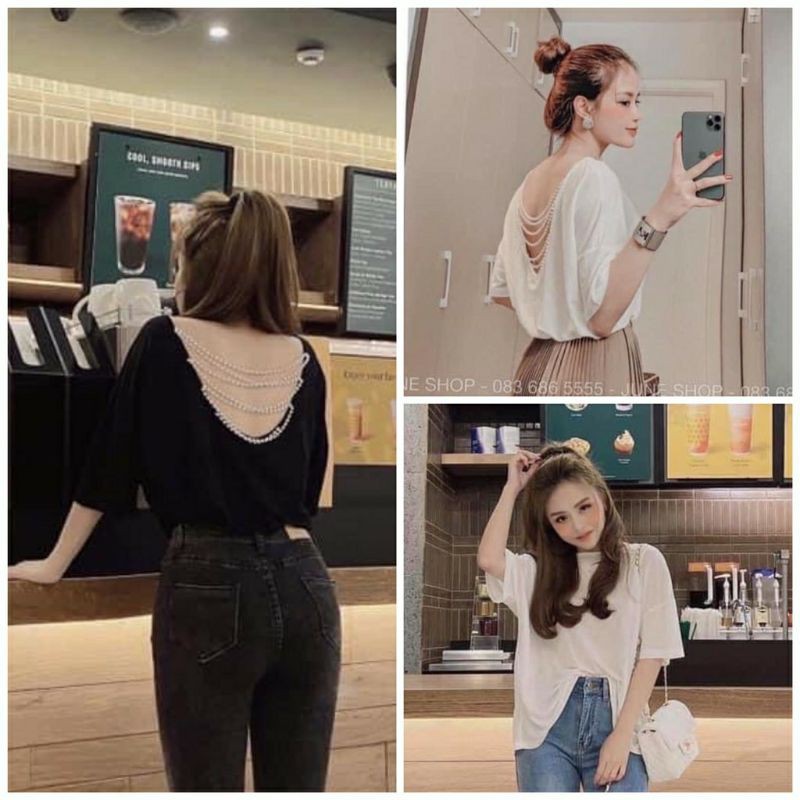 (Ảnh thật)Áo lưng đan ngọc Bigsize 60-90kg hothit