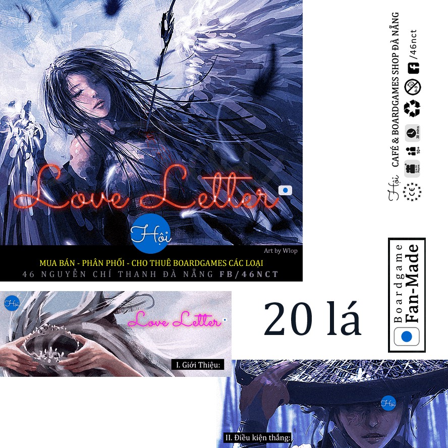 Bộ bài Love Letter song ngữ anh việt