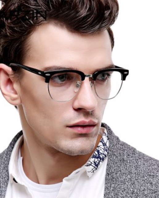 MẮT KÍNH NỬA GỌNG KÍNH GIẢ CẬN TEEN CỰC HOT | BigBuy360 - bigbuy360.vn