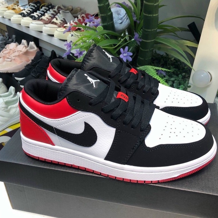 giày jordan đen đỏ cổ thấp chicago nowship 1h khu vực hà nội