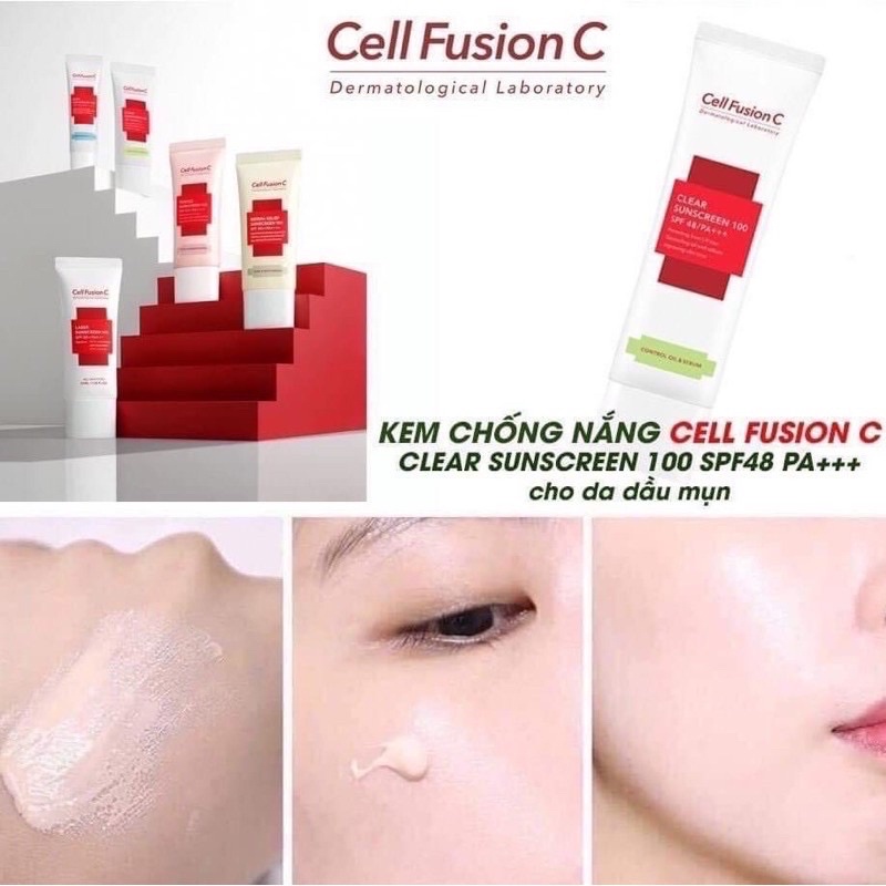 [MẪU MỚI 2021] Kem chống nắng Cell Fusion C Laser Suncreen 100/Toning Suncream 100 | BigBuy360 - bigbuy360.vn