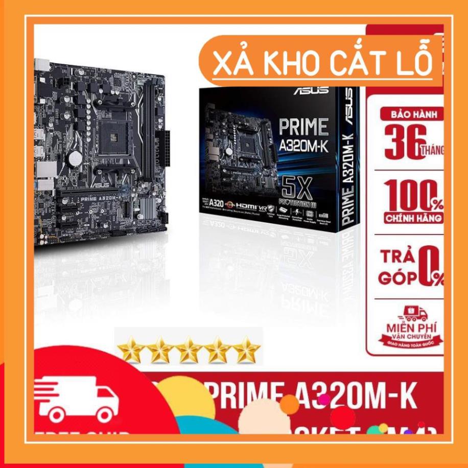 (A534) Mainboard ASUS PRIME A320M-K - New 100% BH 36 tháng