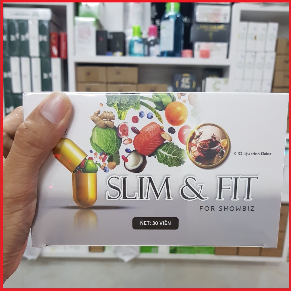 Giảm Cân Slim Fit Hỗ Trợ Giảm Cân Tăng Cơ Mông Hộp 30 Viên