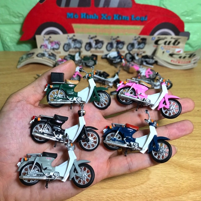 ⊙﹍❖Mô hình xe Honda Cub aoshima tỉ lệ 1/32