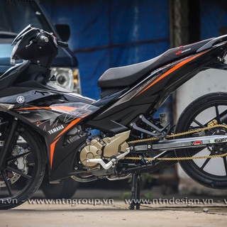 Tem rời yamaha exciter 150 mxking đen cam