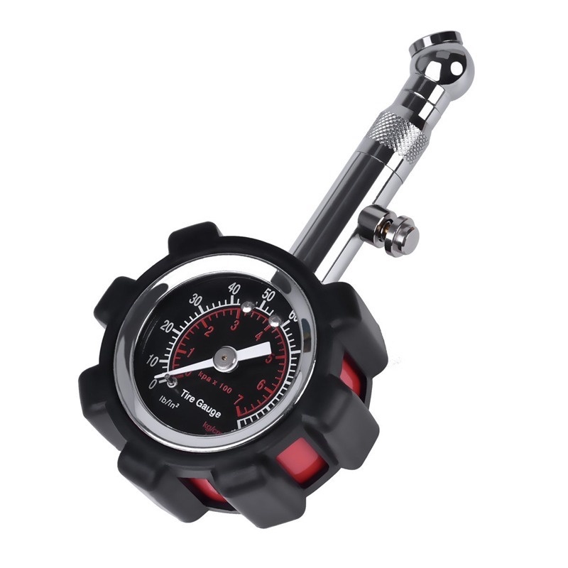 Đồng hồ đo áp suất lốp xe 100psi độ chính xác cao dùng cho xe hơi / xe máy / xe tải
