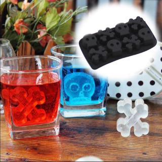 Khay Silicone Làm Đá Hình Đầu Lâu