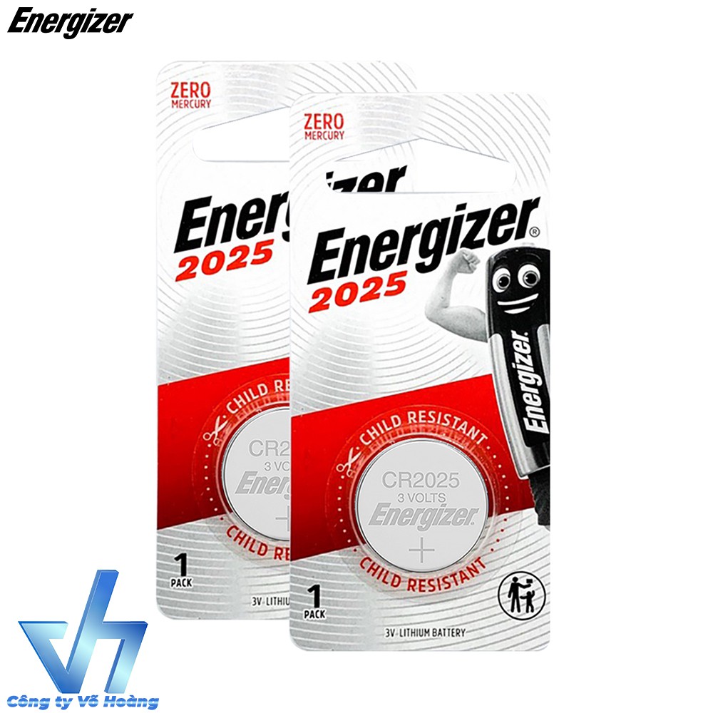 Combo 2 Pin Energizer 2025 3V (Bạc)