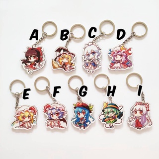 Móc Khóa Nhựa Acrylic Hình Touhou Project 1 Game Merchandise