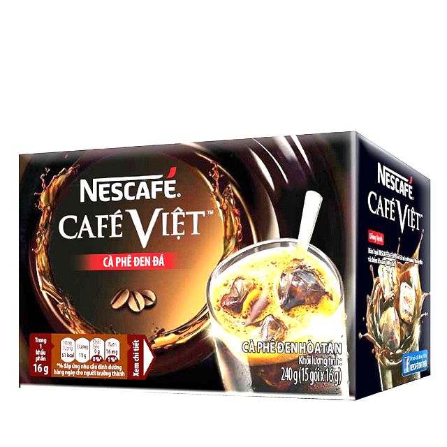 NESCAFE VIỆT ĐEN ĐÁ HỘP -240g(15 gói x16g)