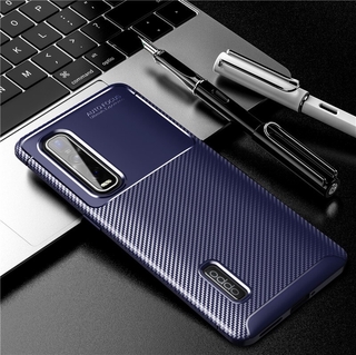 Ốp Điện Thoại TPU Silicon Mềm Chống Sốc In Họa Tiết Sợi Carbon Cho Oppo Find X2 Pro FindX2 Pro
